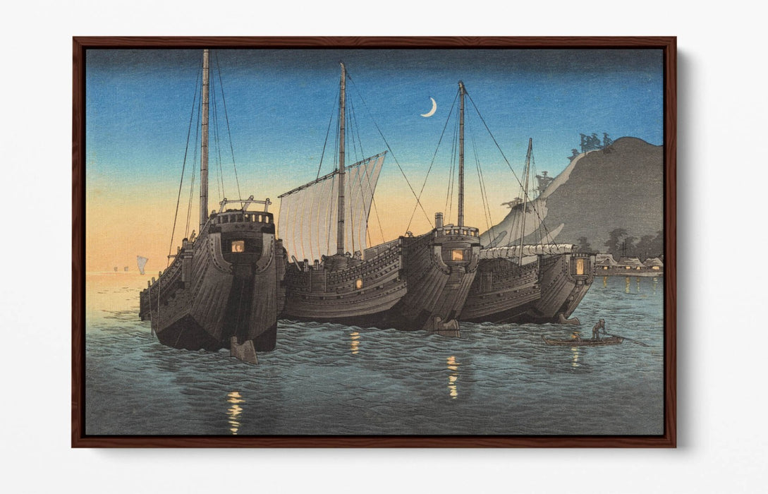 Canvas Wall Art Print Featuring Takahashi Hiroaki | Handmade Float Effect Canvas, Ready To Hang