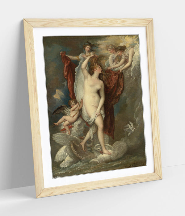 Framed Art Poster - Benjamin West Venus Painting Print | Handmade UK Frame