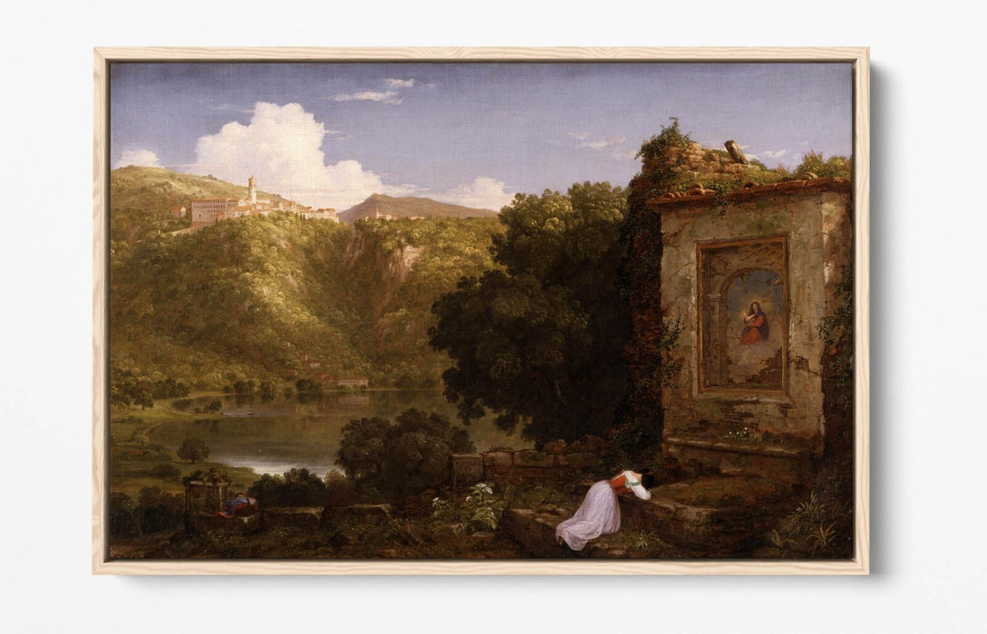 Canvas Wall Art - Thomas Cole II Penseroso | Float Effect Handmade Print