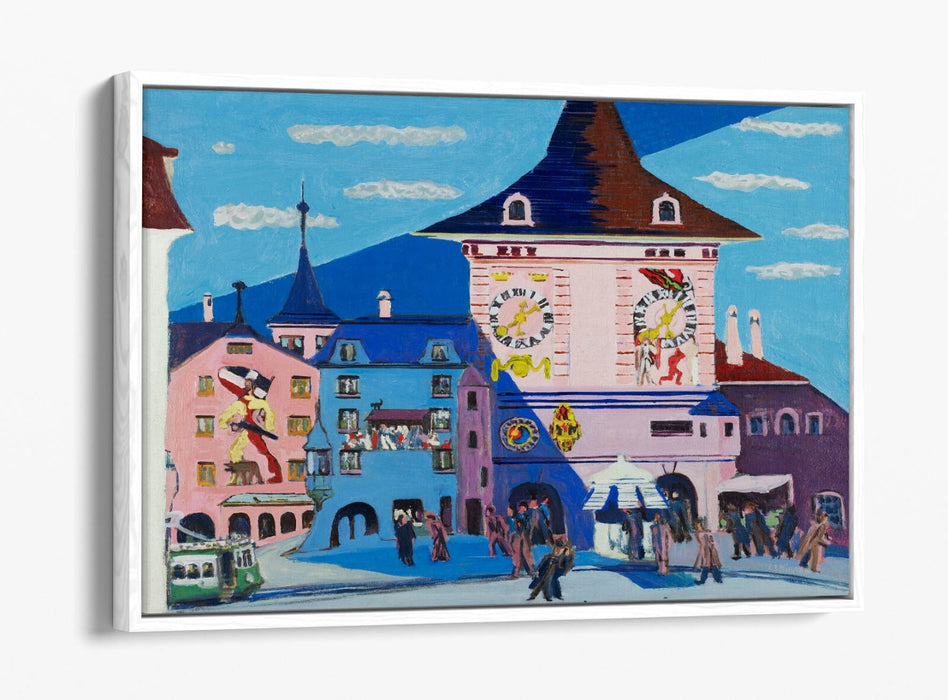 Canvas Wall Art Print – Kirchner Bern With Belltower | Premium Float Effect Canvas