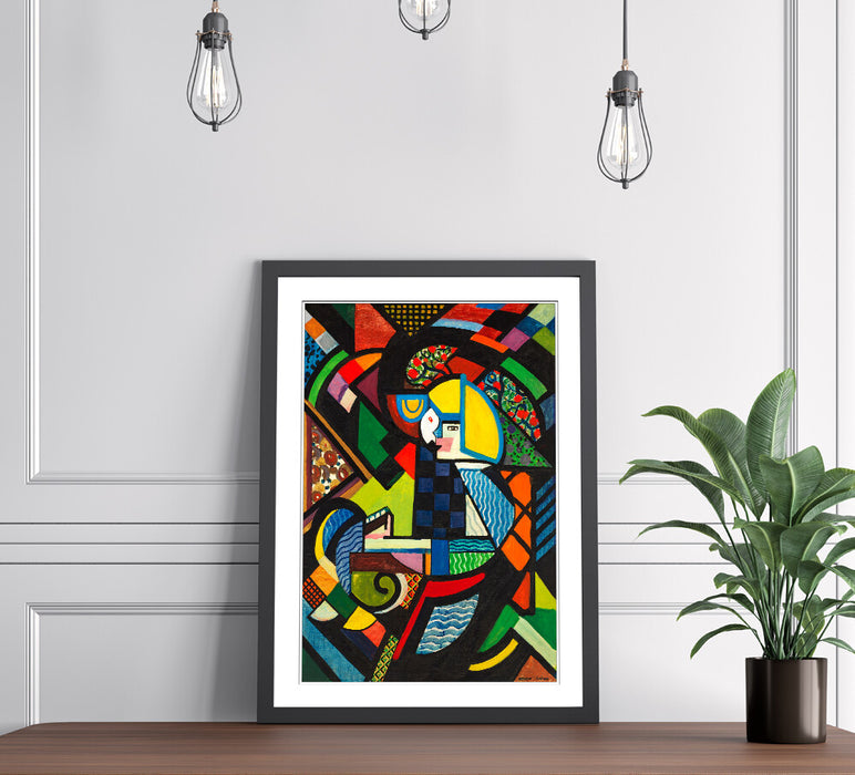 Canvas Wall Art | Abstract Multi Colour Artwork - Framed Modern Canvas Decor