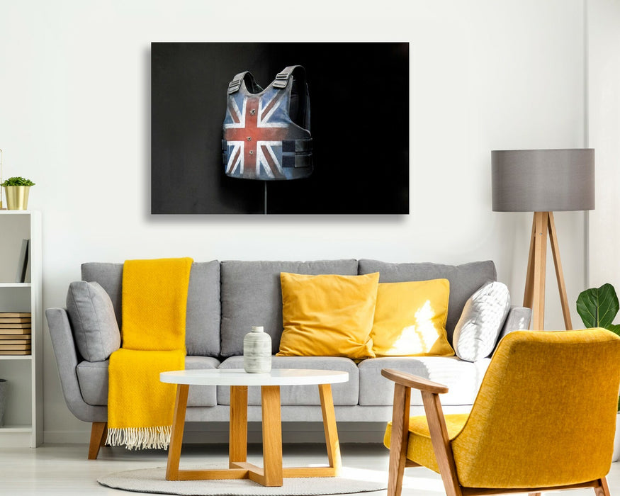 BANKSY STORMZY STAB VEST UNION JACK CANVAS WALL ART PRINT ARTWORK GRAFFITI