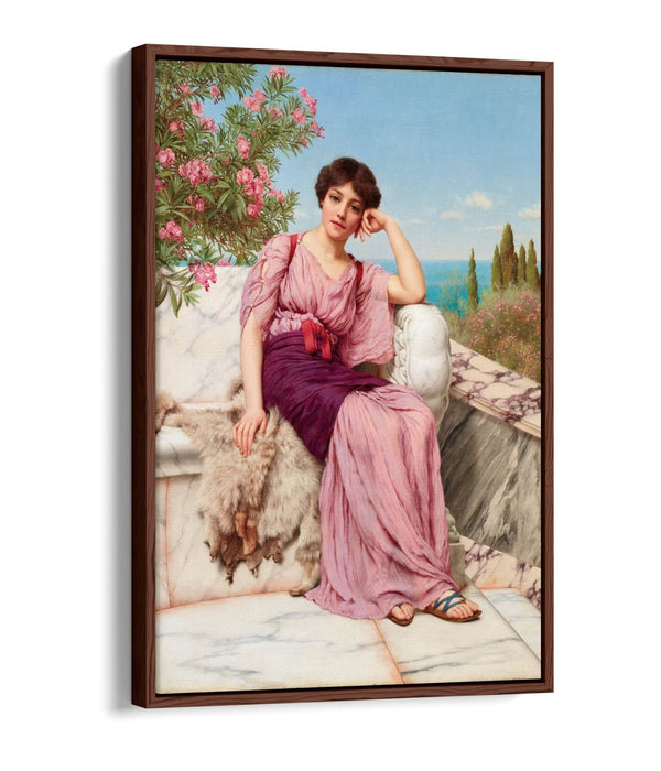 Canvas Wall Art – John William Godward Sweet Dreams Float Effect Print on 30mm Deep Frame