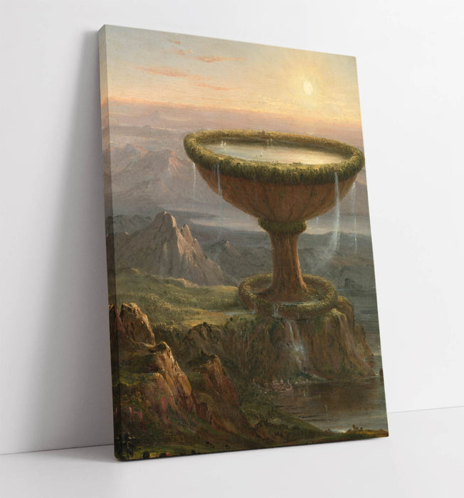 THOMAS COLE, THE TITAN'S GOBLET -CANVAS WALL ART ARTWORK PRINT