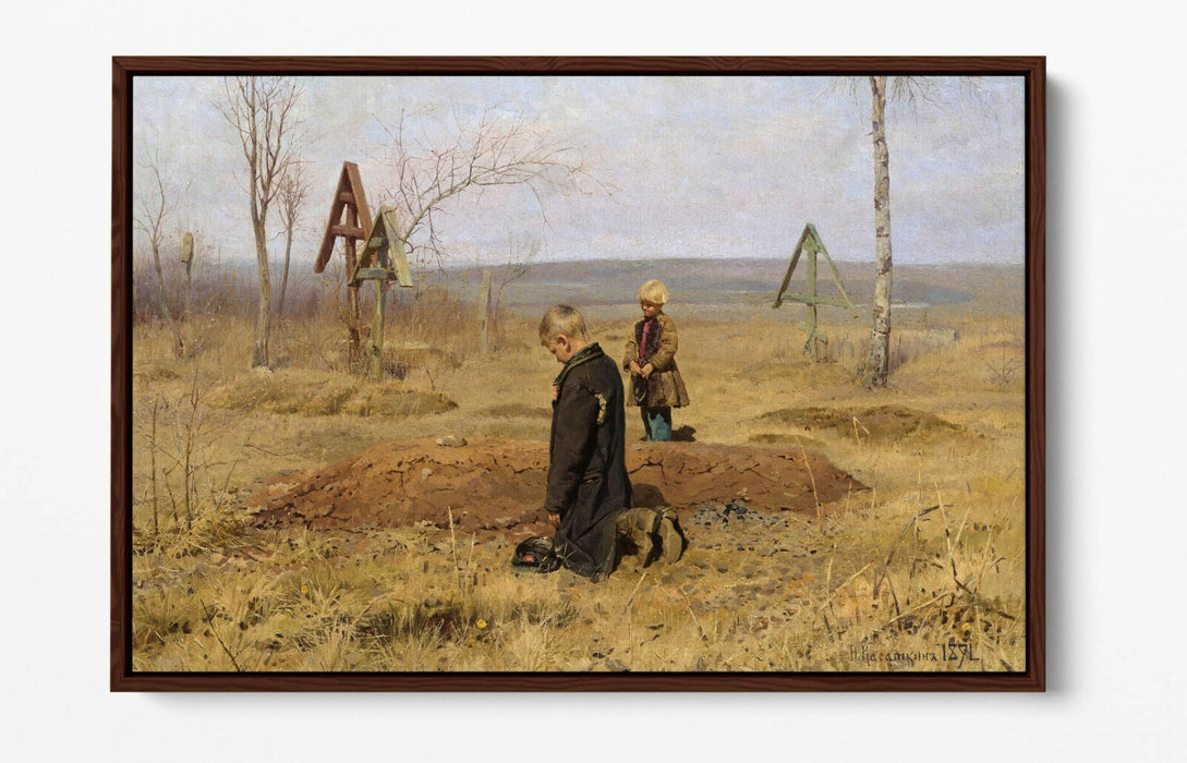 NIKOLAY KASATKIN, ORPHANED -FLOAT EFFECT CANVAS WALL ART PIC PRINT