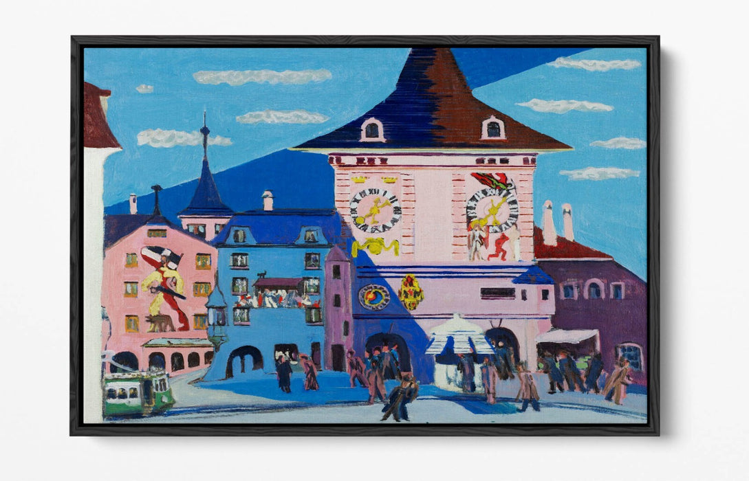 Canvas Wall Art Print – Kirchner Bern With Belltower | Premium Float Effect Canvas