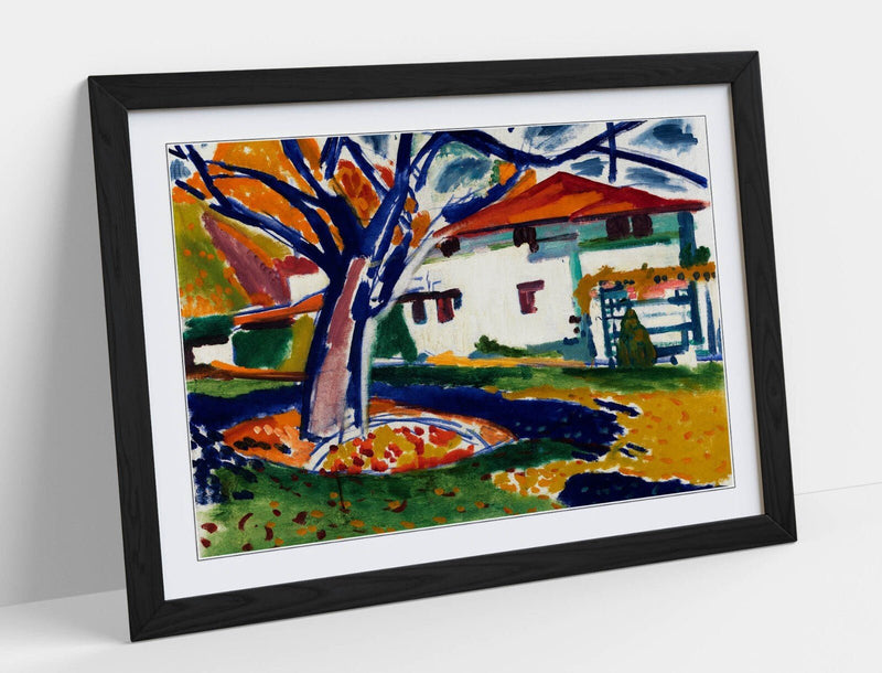 Framed Wall Art - Henry Lyman, Sayen Blue Tree | Handmade UK Framed Print