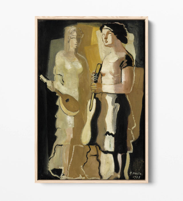 Float Effect Canvas Art - Musicians Wall Decor on Premium Deep Frame Print