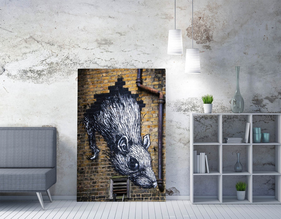 Rat Wall Art – Cool Graffiti Wall Art Canvas Print | Handmade Urban Decor