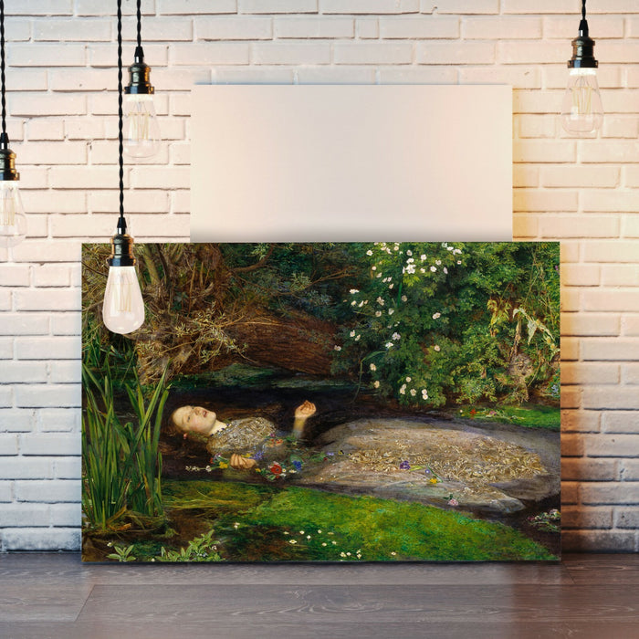 CANVAS WALL ART PRINT ARTWORK PAINTING FRAMED John Everett Millais Ophelia