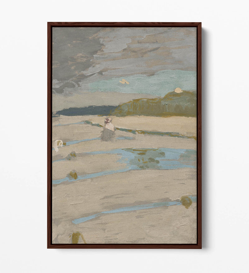 Canvas Wall Art Print – Edouard Vuillard Beach At Saint-Jacut | Float Effect Canvas