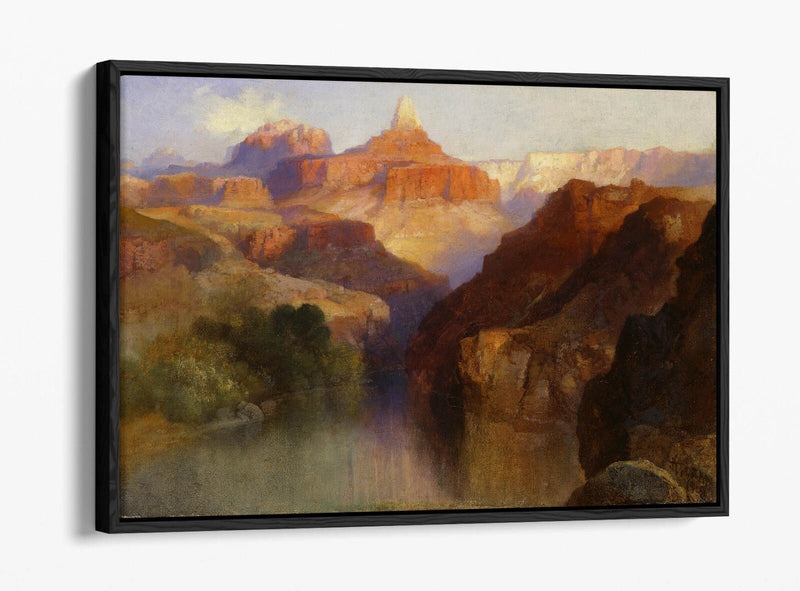 Float Effect Canvas Art - Thomas Moran Zoroaster Peak Premium Wall Decor
