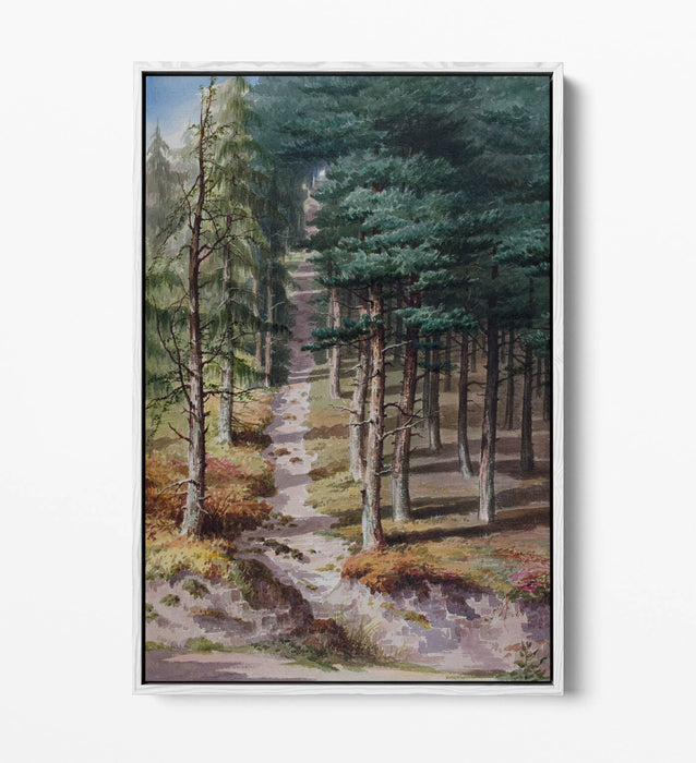 Float Effect Canvas Art - Elijah Walton Rednal Wood | Premium 30mm Deep Frame