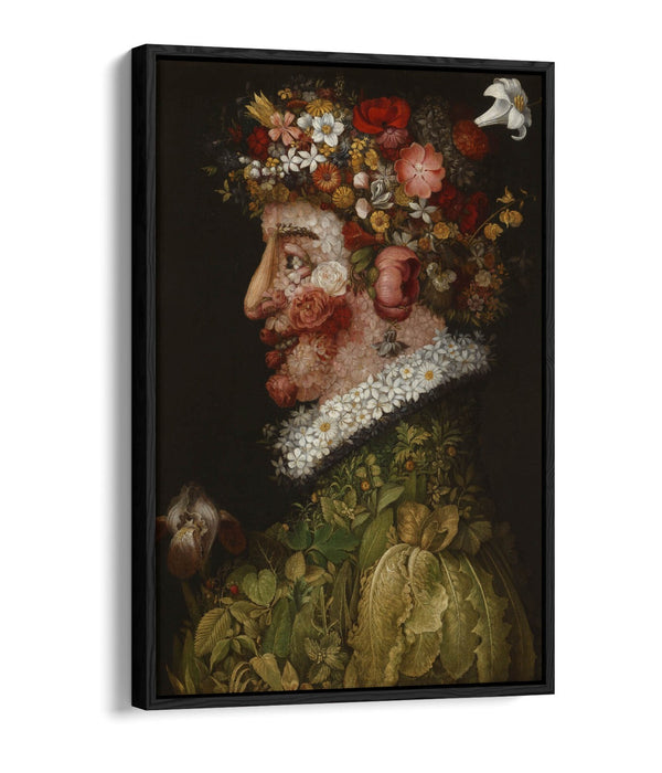 Canvas Wall Art - Giuseppe Acrimboldo La Primavera | Float Effect Canvas Print