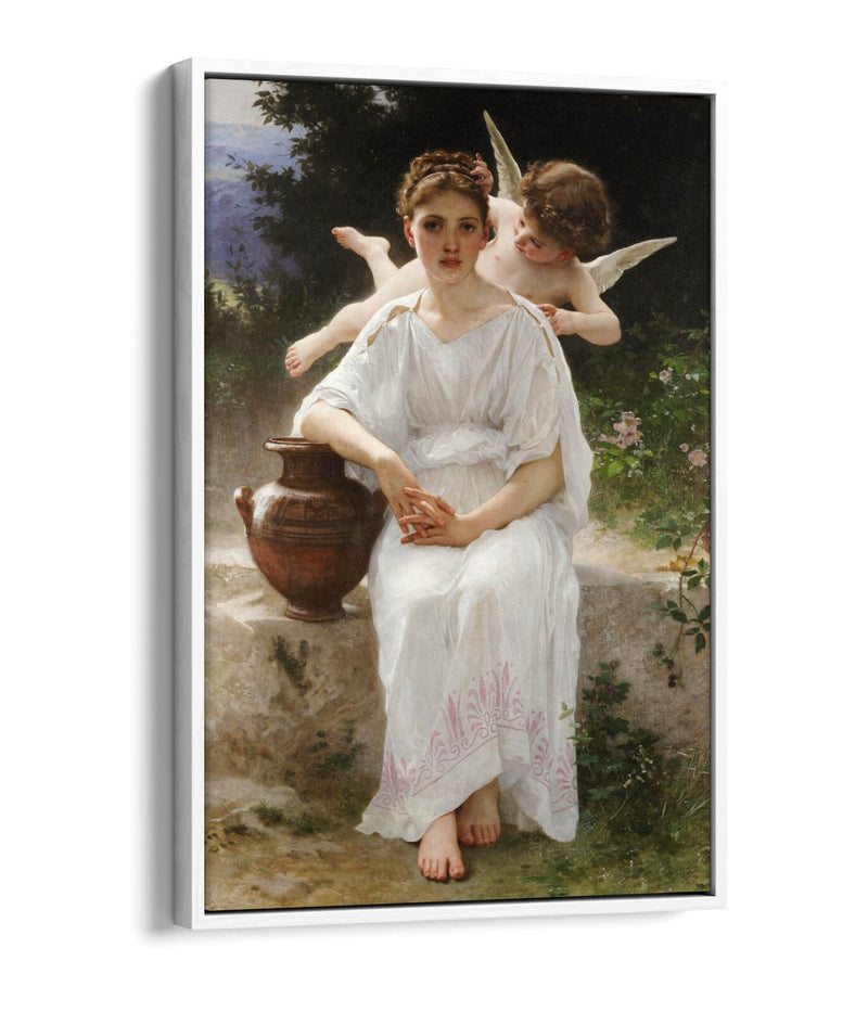 Float Effect Canvas Art | Romantic Classic Love Painting on 30mm Deep Frame Canvas