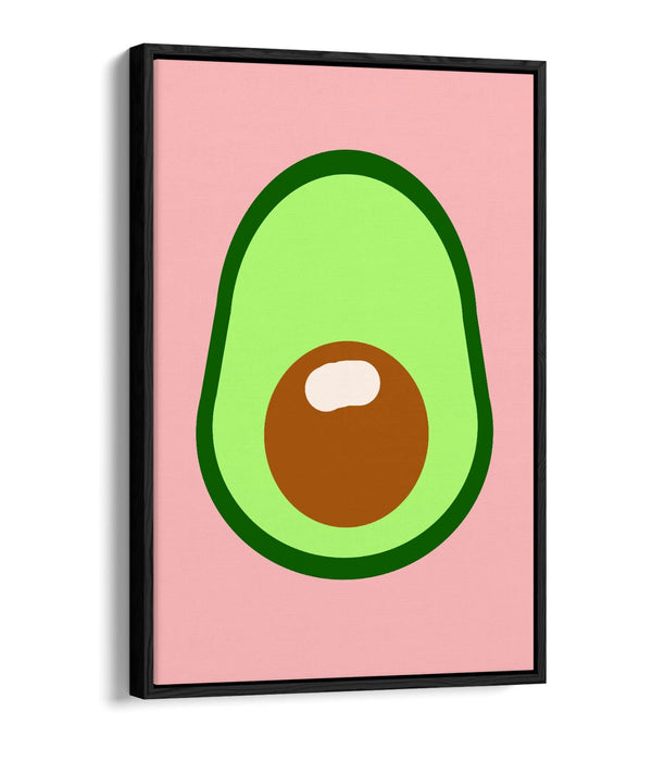 AVOCADO TRENDY MINIMALIST KITCHEN -FLOAT EFFECT CANVAS WALL ART PRINT