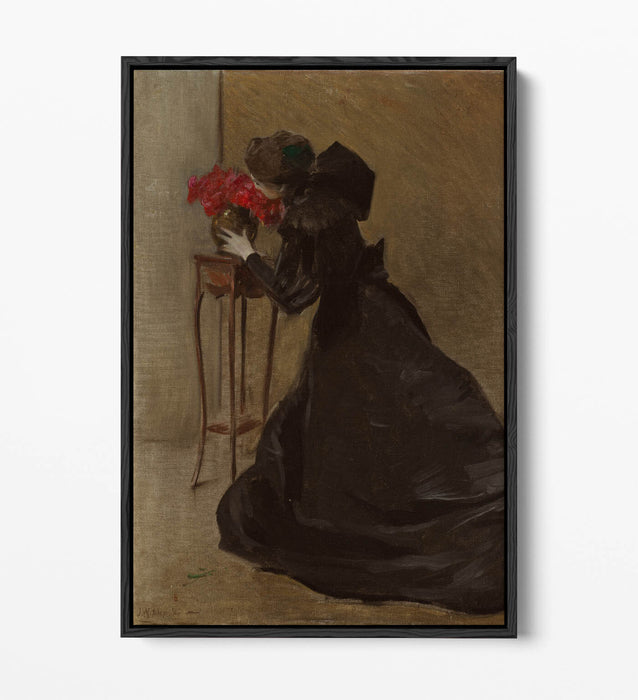 JOHN WHITE ALEXANDER, BRONZE BOWL -FLOAT EFFECT CANVAS WALL ART PRINT