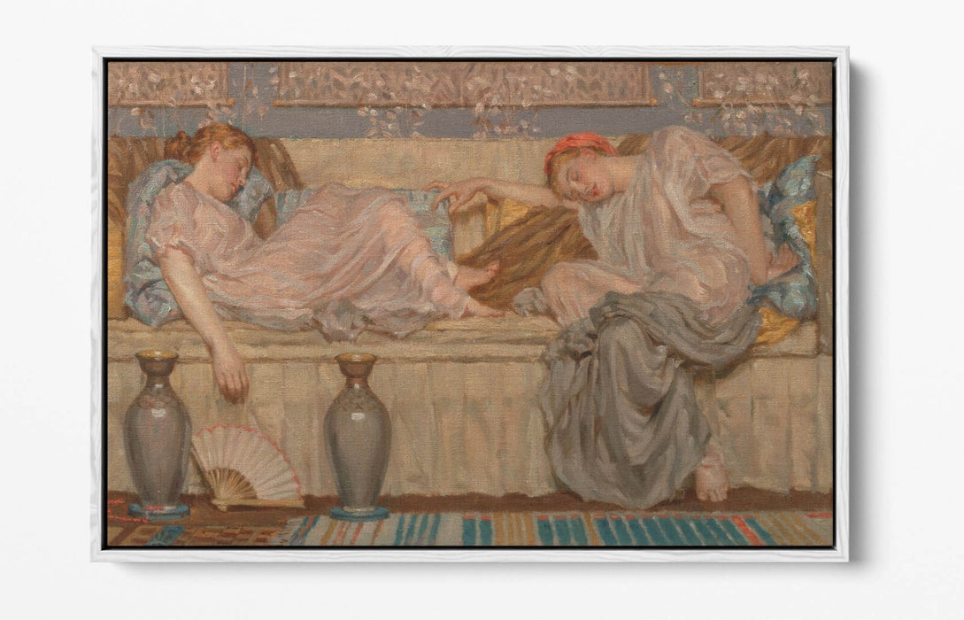 ALBERT JOSEPH MOORE, BEADS -FLOAT EFFECT CANVAS WALL ART PIC PRINT