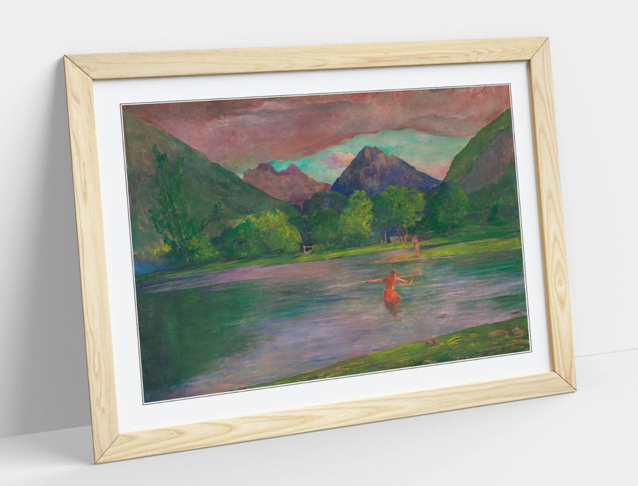 Framed Art Poster - John La Farge Fisherman Print | Handmade UK Frame
