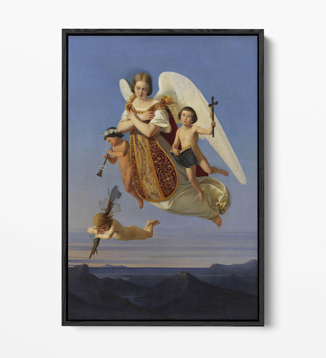 DITLEV BLUNCK, ALLEGORY OF SUNDAY -FLOAT EFFECT CANVAS WALL ART PIC PRINT