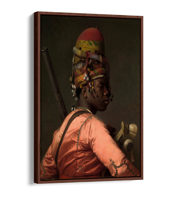 JEAN-LEON GEROME, BASHI BAZOUK -FLOAT EFFECT CANVAS WALL ART PRINT