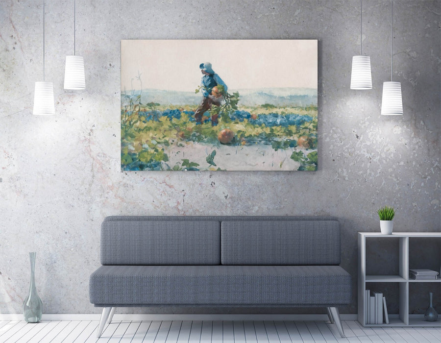 Canvas Wall Art – Winslow Homer Farmer's Boy Painting | Handmade UK Print