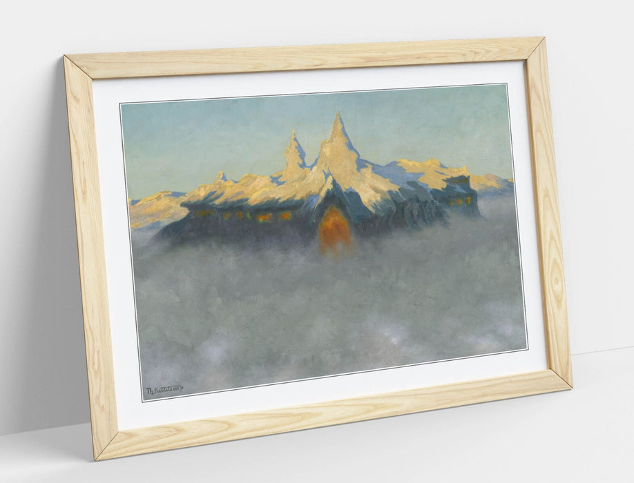 Framed Wall Art Poster – Theodor Kittelsen Soria Moria Palace Print | Handmade UK