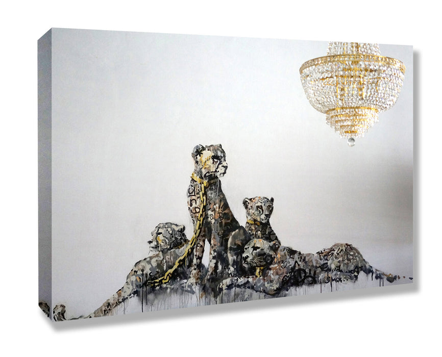BANKSY CANVAS STREET WALL ART PRINT ARTWORK - Panthere