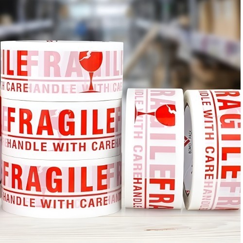 Fragile packing tape bundle rolls