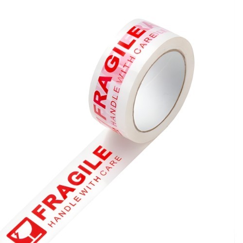 Fragile handle with care packing tape roll