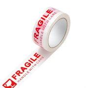 Fragile printed parcel tape roll