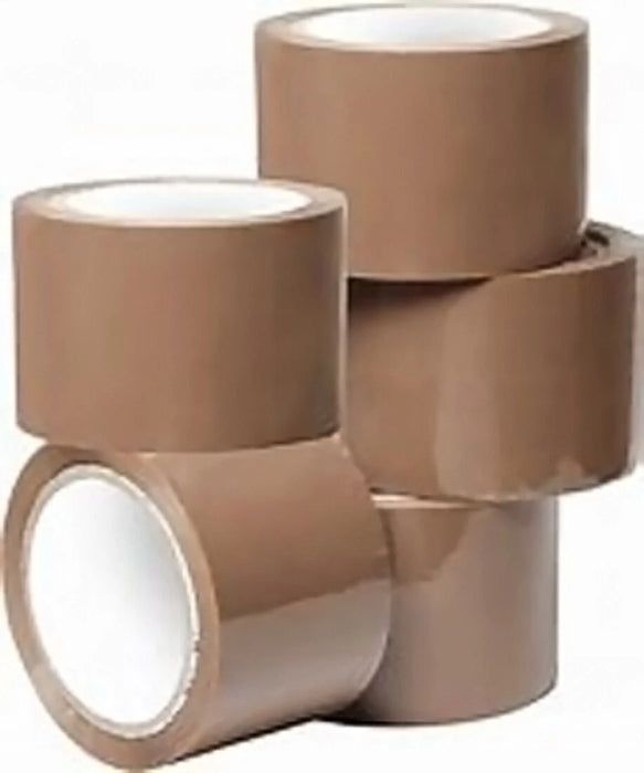 5 x rolls EXTRA STICKY Stronger & longer than 3m Brown Parcel Packing tape 100M