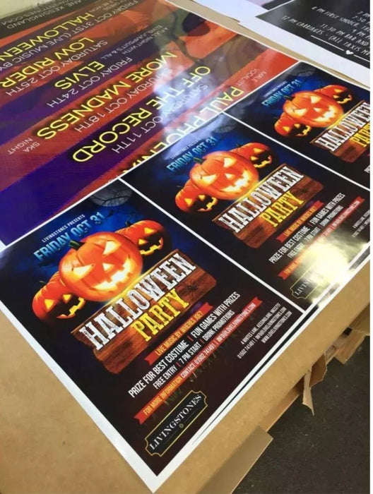 Poster Printing Colour Satin Gloss or Matt Finish A0 A1 A2 A3 A4 Paper sizes