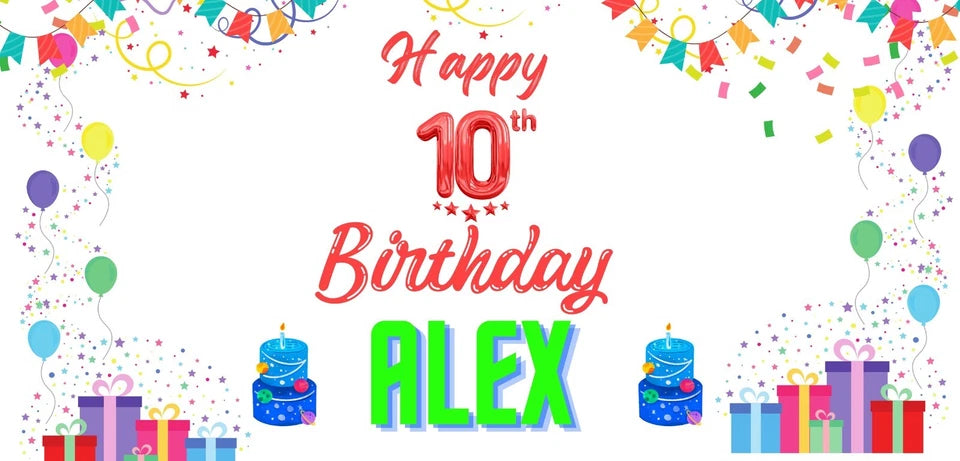 Personalised Birthday Party Banner