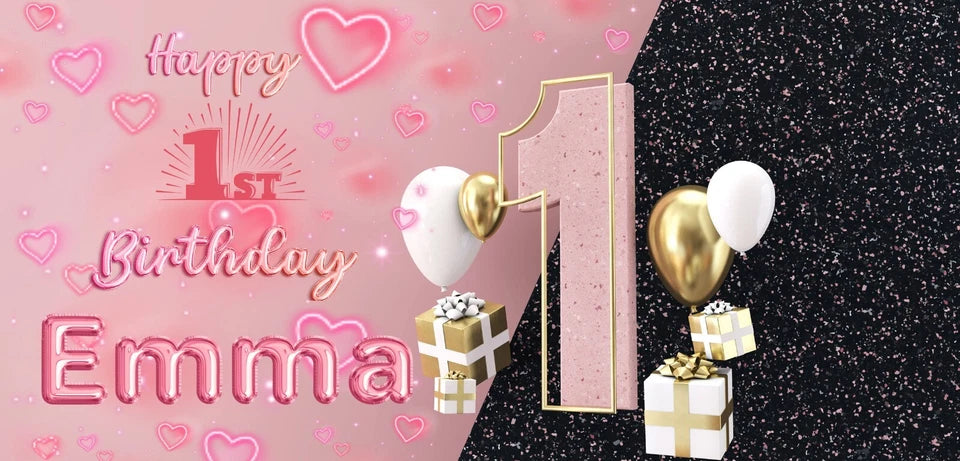 Personalised Birthday Party Banner