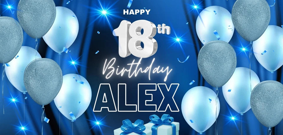 Personalised Birthday Party Banner