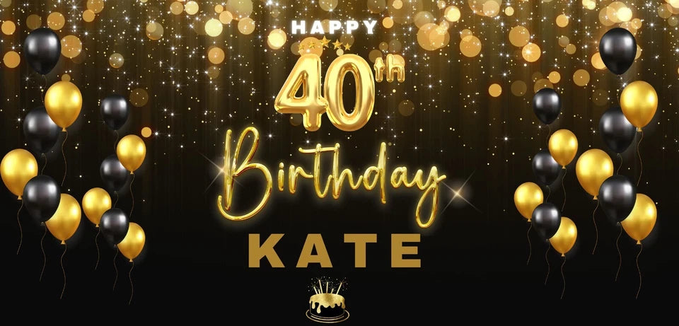 Personalised Birthday Party Banner