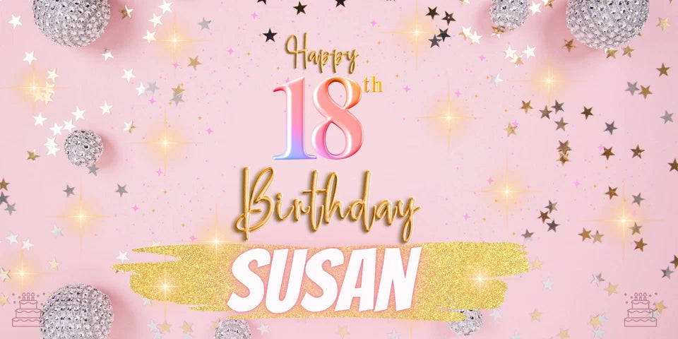 Personalised Birthday Party Banner